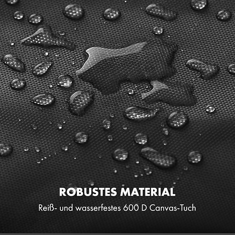 Tomahawk Wetterschutzhaube 600D Canvas 30/70% PE/PVC schwarz