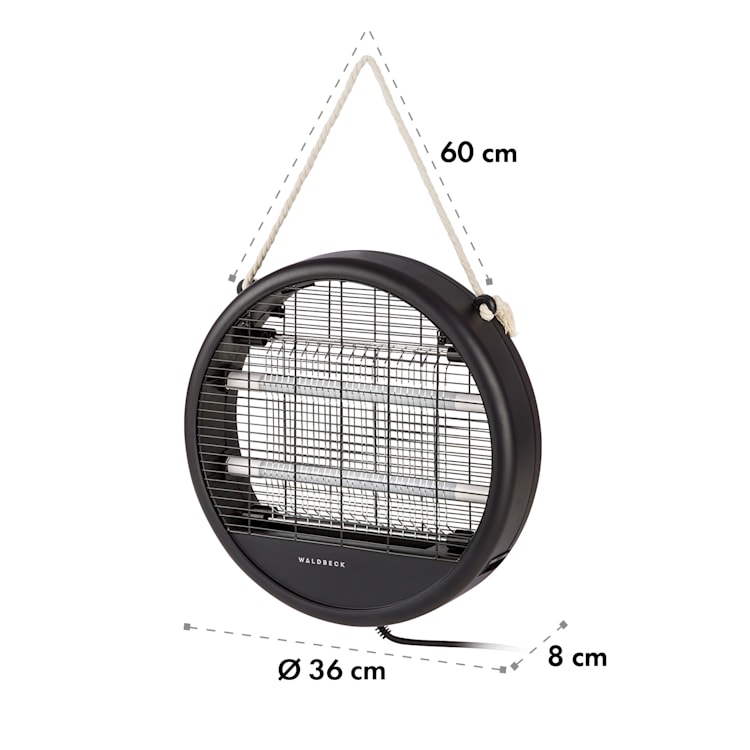 Skyfall RD Insektenvernichter 3,5W 150m² LEDs Auffangschale Kordel schwarz