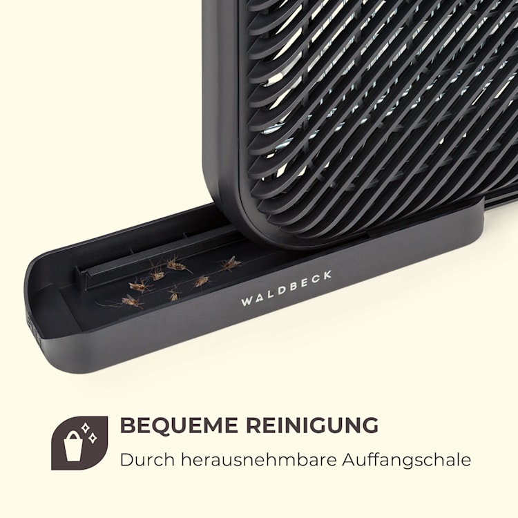 Skyfall SQ Insektenvernichter 16W 50m² UV-Lampen Auffangschale Kette schwarz
