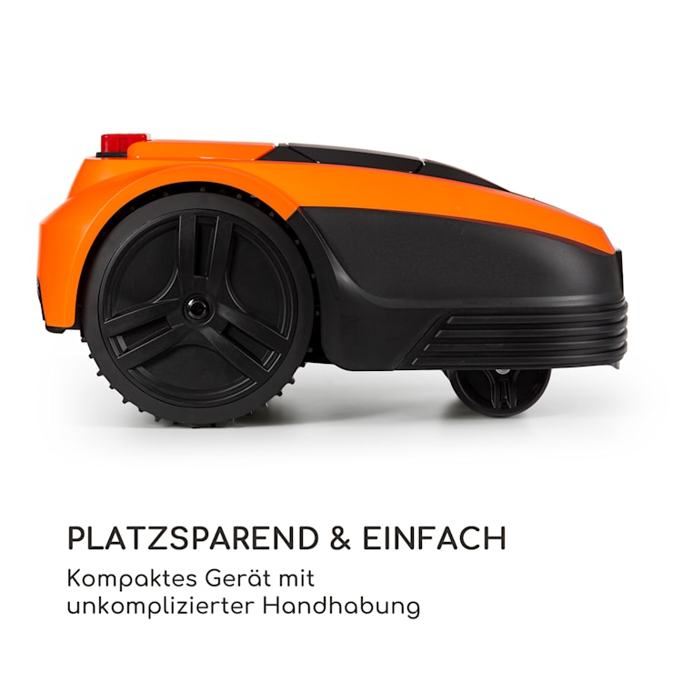 Garden Hero Rasenmähroboter 5,2 Ah Akkubetrieb bis 1.200 m² orange