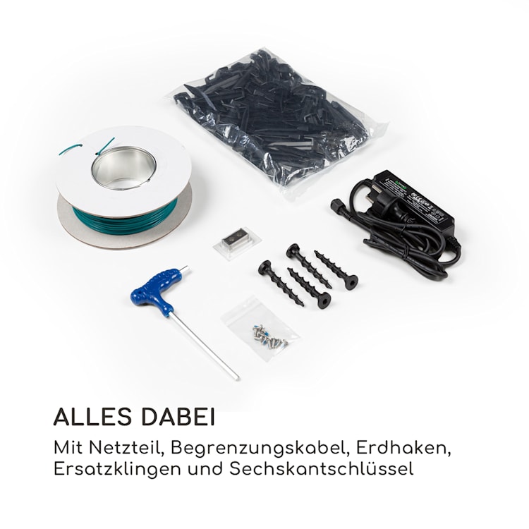 Garden Hero Rasenmähroboter 5,2 Ah Akkubetrieb bis 1.200 m² orange