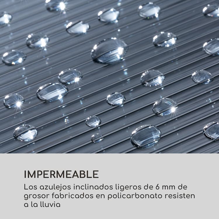 Pantheon Solid Sky Expand Pérgola 3 x 2,5 x 3 m Aluminio Antracita