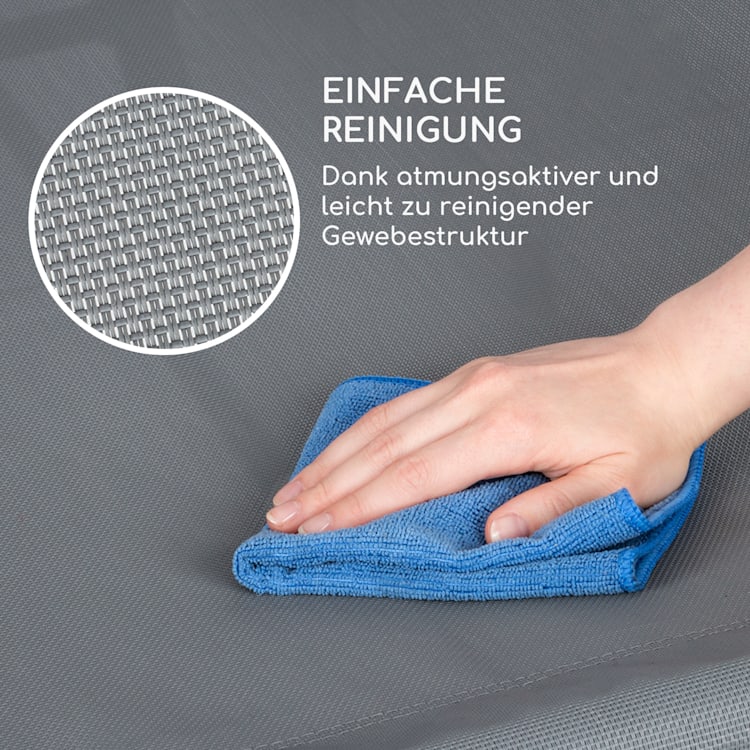 Umbria Doppel-Hängematte freistehend Stahlrahmen Kissen Dach grau