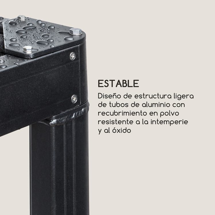 Pantheon RemoteShade Ambient Pérgola con techo motorizado y luz LED Con luz led