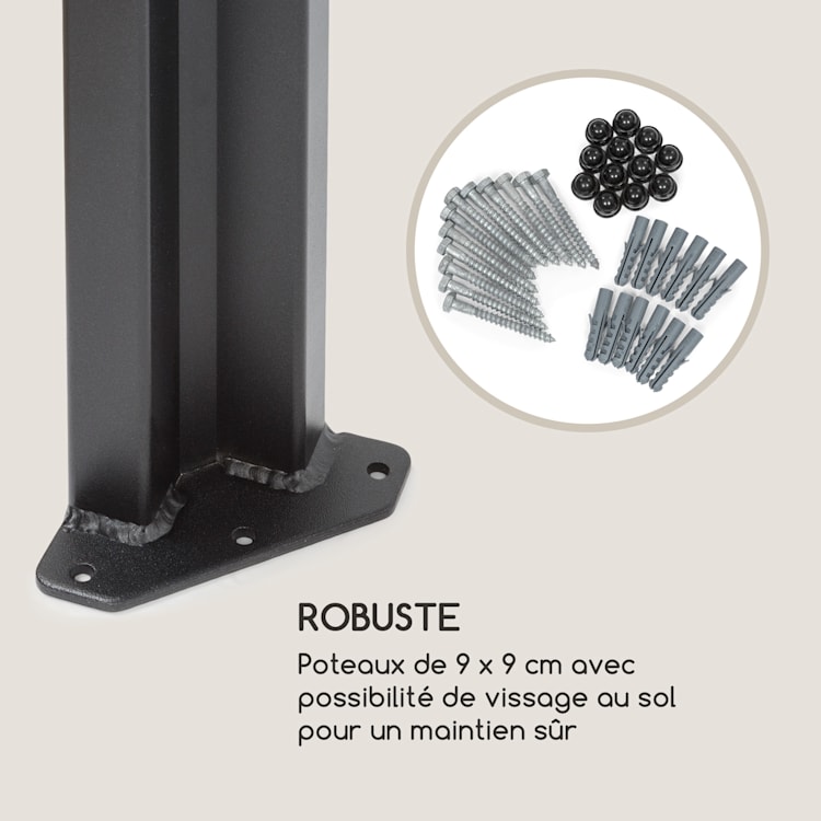 Pantheon RemoteShade Ambient Pavillon toit motorisé éclairage LED Avec éclairage LED