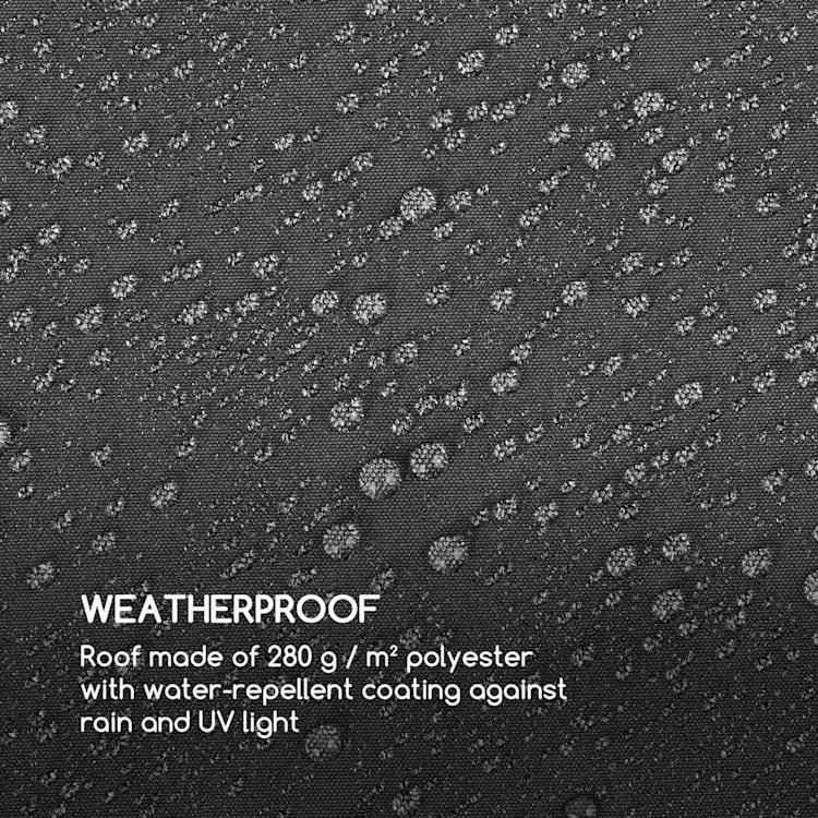 Pantheon RemoteShade Ambient, altánok, motorizovaná strecha, LED svetlo S LED svetlom