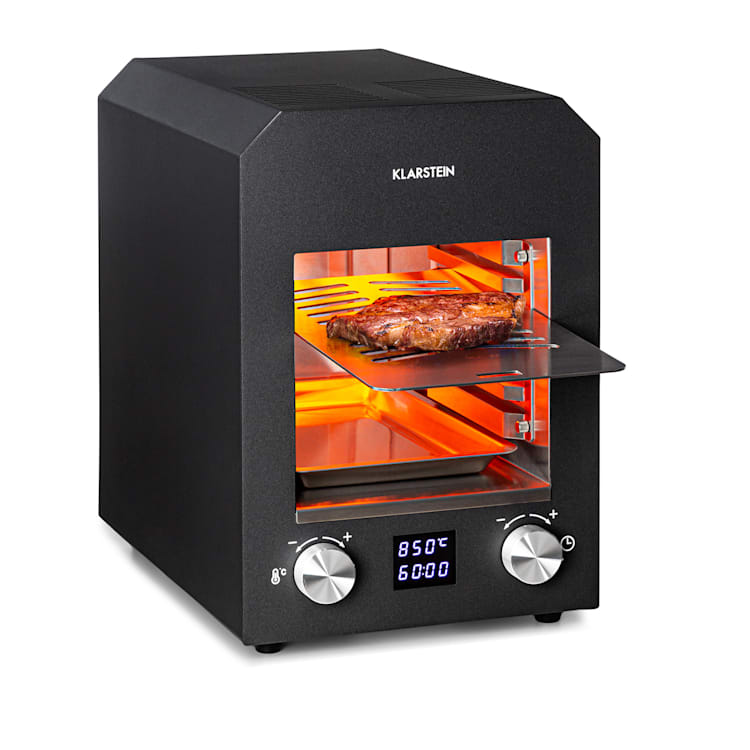 Hannibal Barbecue intérieur haute température 2200W 850°C inox noir Noir