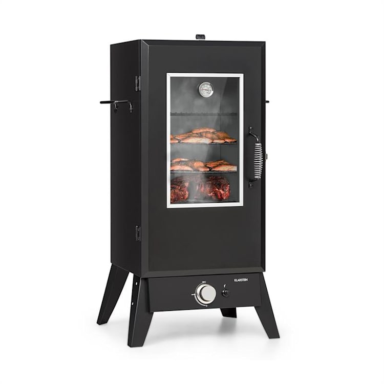 Parrilla de ahumado a gas Pasadena 2,5 kW capacidad de calentamiento 180 °C / 350 °F máx. 58 x 108 x 53,5 cm