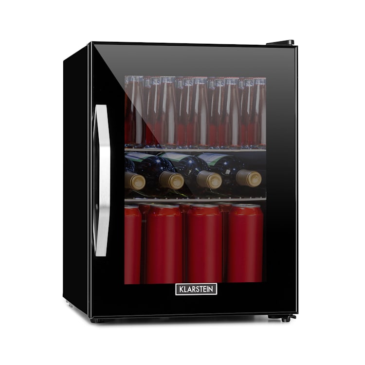 Beersafe M Onyx Kühlschrank 33 Liter 2 Böden Panoramaglastür 33 Ltr | Schwarz