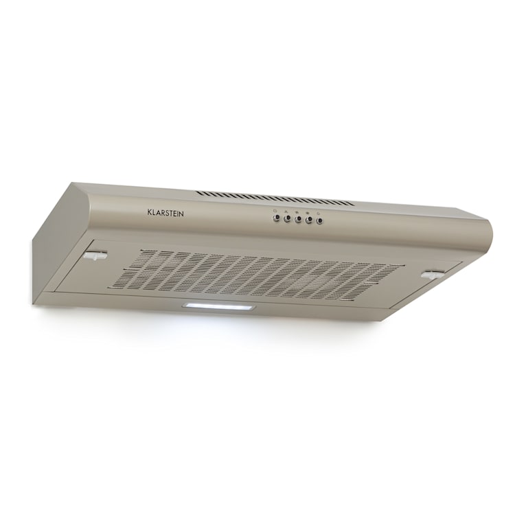 Capannina Undercounter Hood 60cm 166m³ / h LED Stainless Steel Silver Buttons | Grey