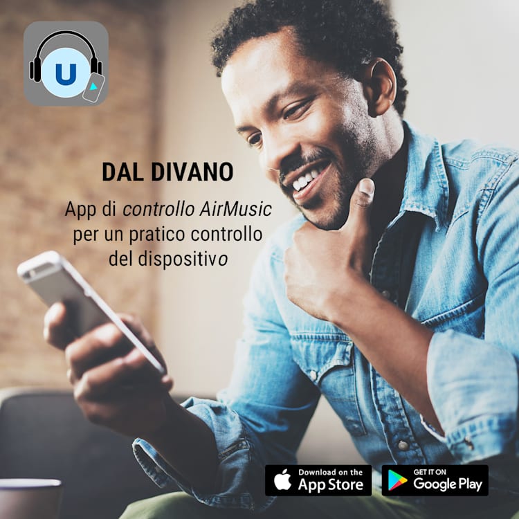Internet radio TuneUp ST 10W WLAN USB HCC linea d'uscita bianco