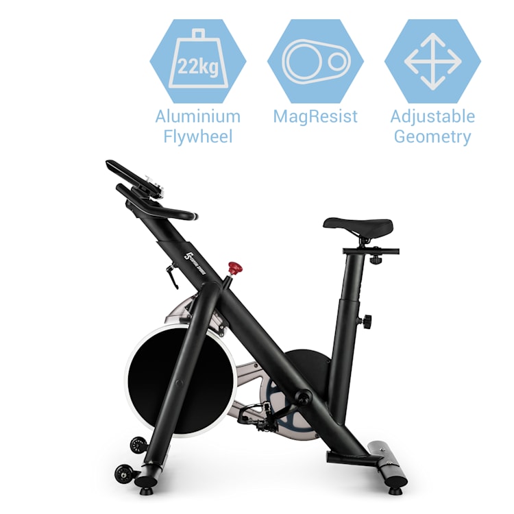 Bicicleta cardio Evo Race Peso Oscilante 22kg Cinzenta Evo Race - 22 kg