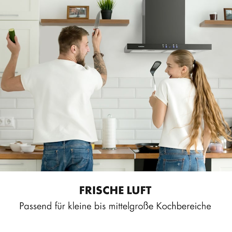 Limelight Dunstabzugshaube 60cm Wandhaube 600m³/h schwarz 60 cm | Schwarz