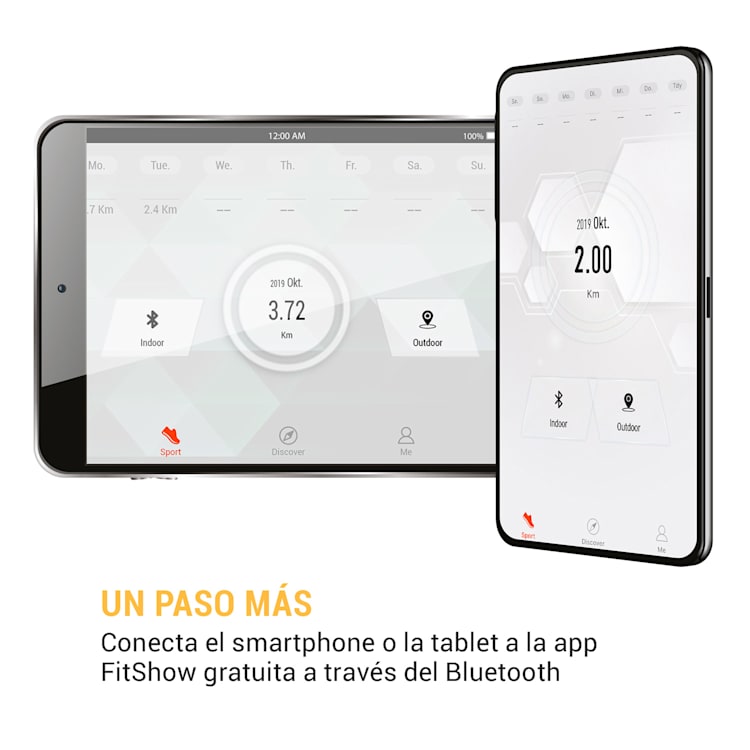 Galaxy Step Mini stepper superficie de pisada premium pantalla LCD color naranja Naranja