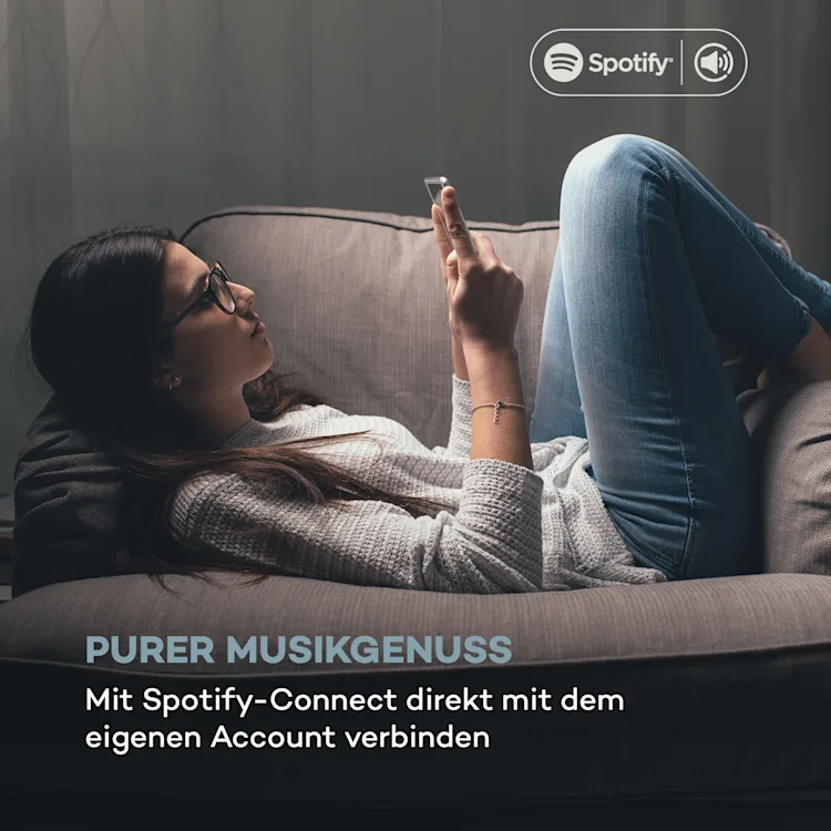 Connect Vertical Internetradio 2x5 W RMS CD IR/UKW/DAB+ Spotify BT 