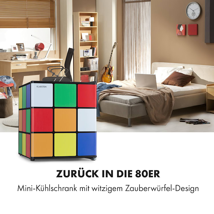 Solve Kühlschrank Mini-Bar 48L Zauberwürfel-Design