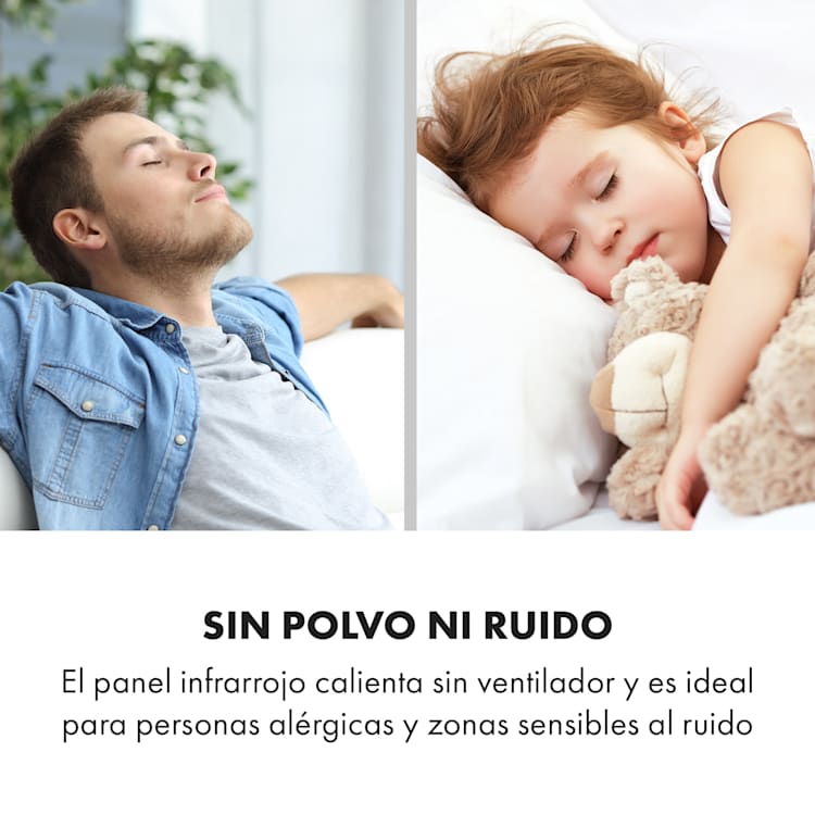Hot Spot Crystal Reflect Smart Panel calefactor por infrarrojos 850W App Temporizador Espejo