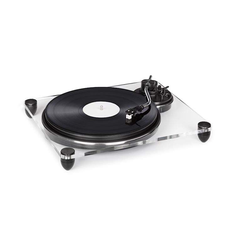 Pureness, gramofon, szkło akrylowe,, 33 1/3 + 45 obr./min, przedwzmacniacz