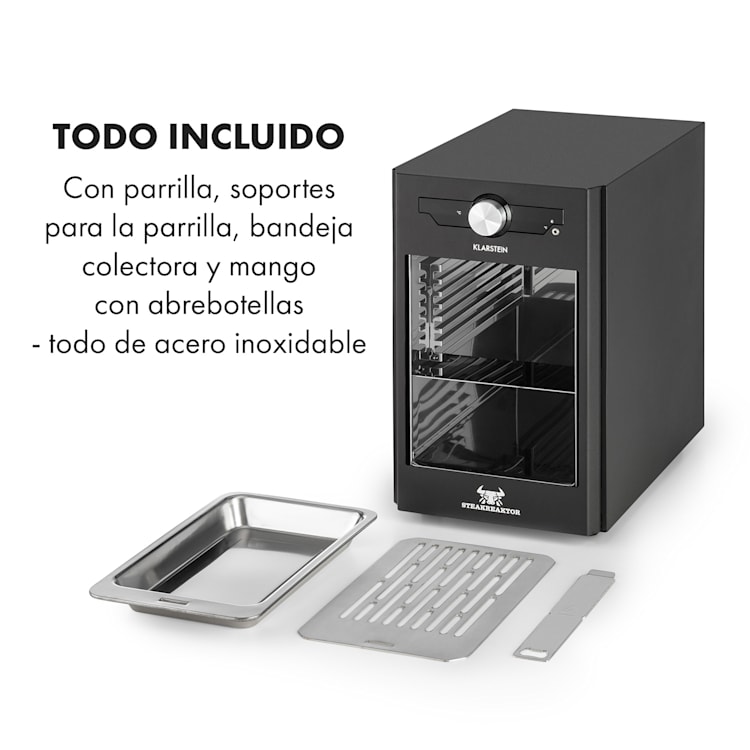 Steakreaktor Core Asador de alta temperatura 2100W 800°C Termómetro de punción