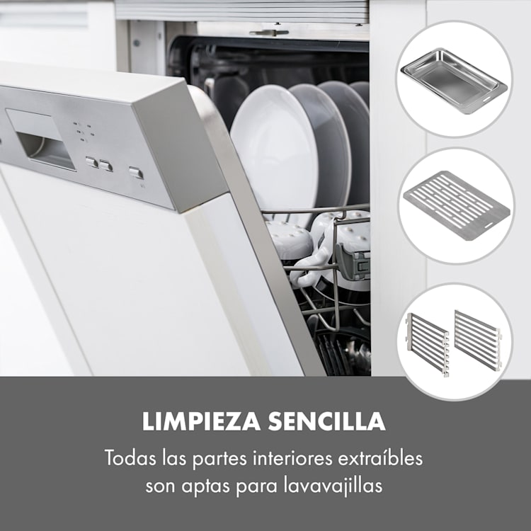 Steakreaktor Core Asador de alta temperatura 2100W 800°C Termómetro de punción