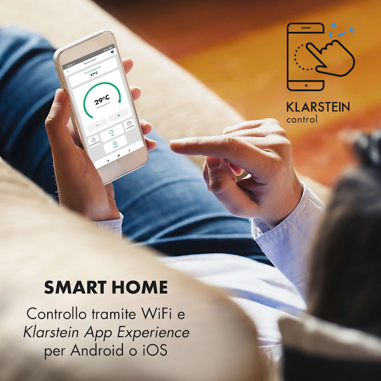 Camino Elettrico Bormio Smart 950/1900W Termostato Timer settimanale