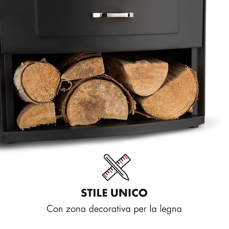 Camino Elettrico Bormio Smart 950/1900W Termostato Timer settimanale