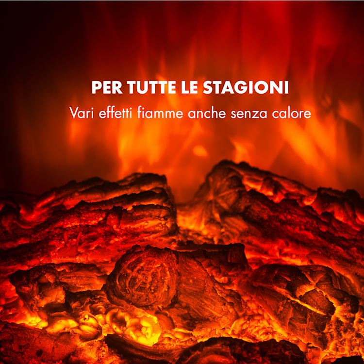 Camino Elettrico Bormio Smart 950/1900W Termostato Timer settimanale