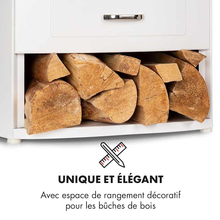 Bormio Smart elektrische haard 950/ 1900 W thermostaat weektimer