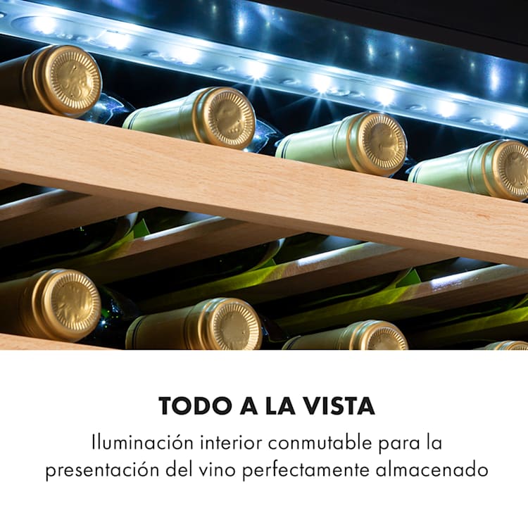 Vinsider 41 Built-in Duo Quartz Edition vinoteca empotrable 41 botellas | 2 zonas de refrigeración | Blanco
