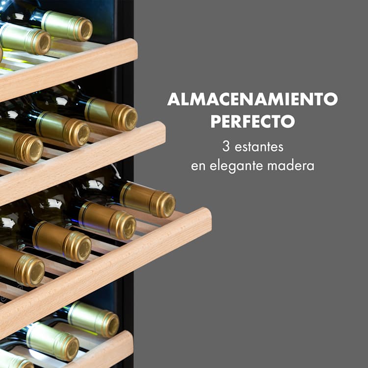 Vinsider 41 Built-in Duo Quartz Edition vinoteca empotrable 41 botellas | 2 zonas de refrigeración | Blanco