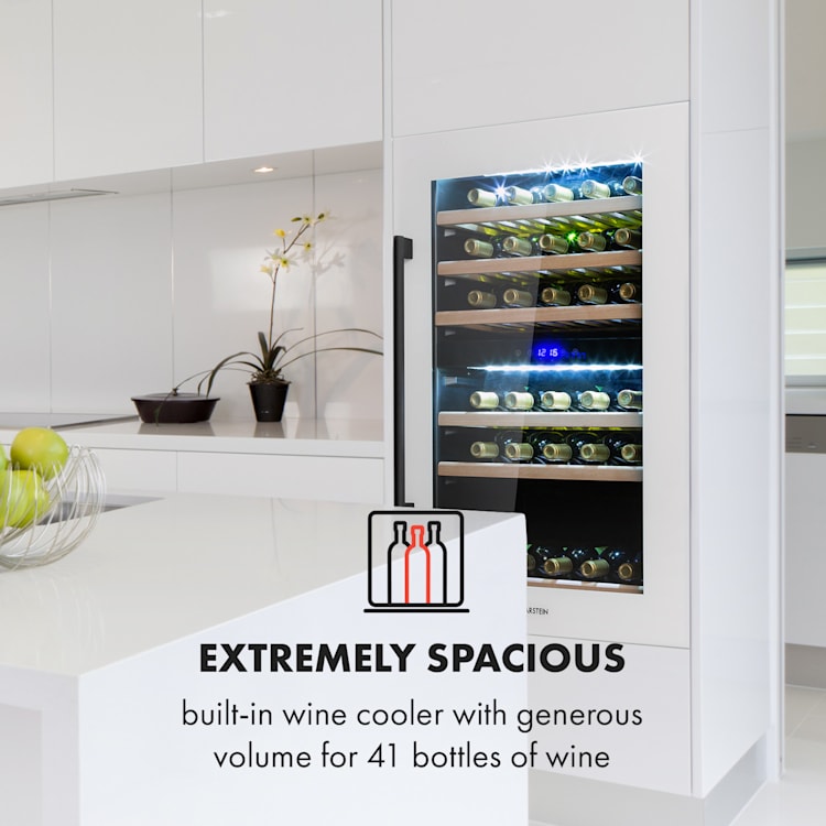 Vinsider 41D Built-In Duo, vinska omara, Quartz Edition, vgradna 41_bottles | 2 | Bela