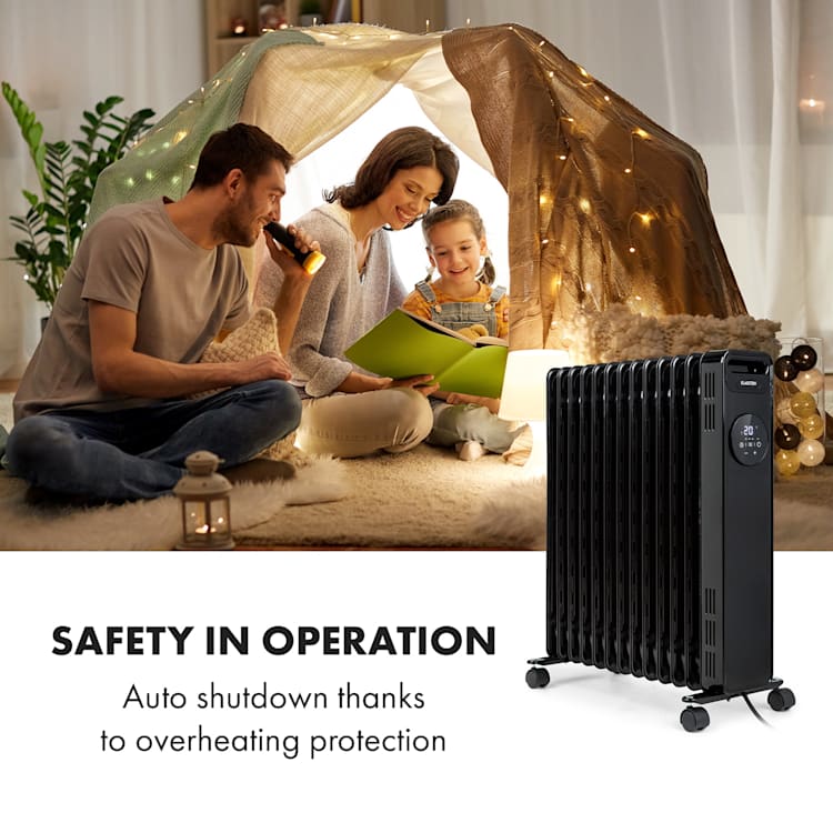 Thermaxx Heatstream Radiateur à huile 2500 W 5-35 °C minuterie 24h