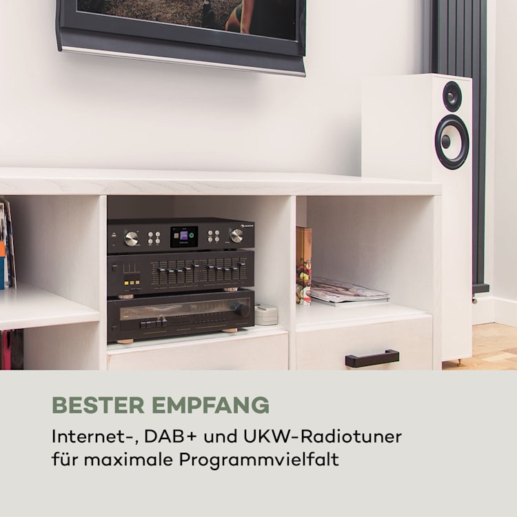 iTuner 320 ME, Sintonizzatore Hi-Fi Digitale, Spotify Connect, BT, App-Control, nero