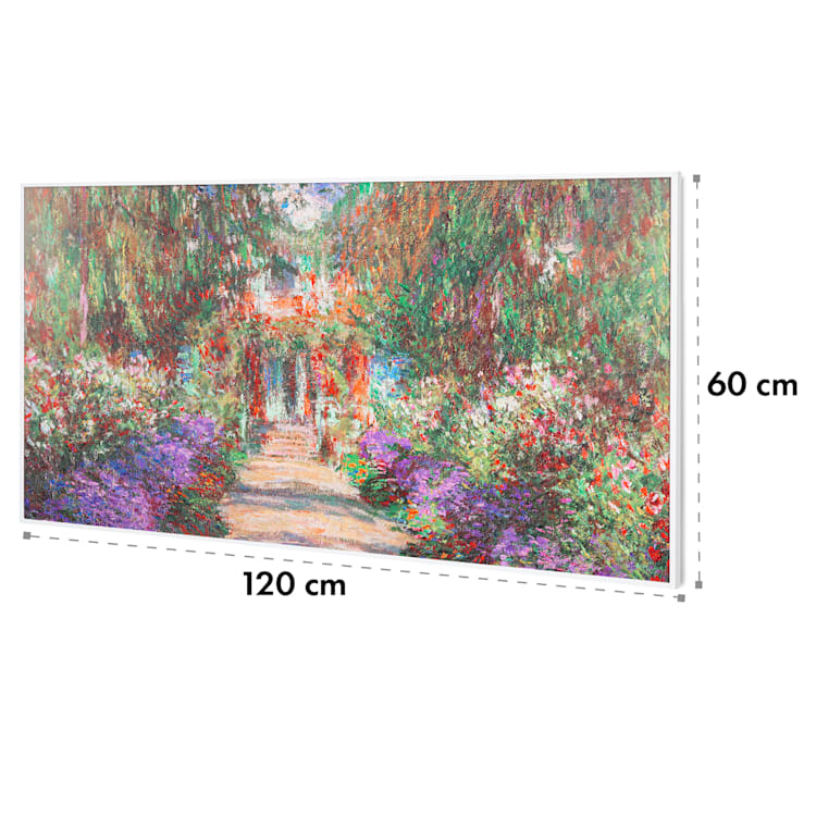 Wonderwall Air Art Smart Infrared Heater 120x60cm 700W App Garden Path 120 x 60 cm / design: garden path