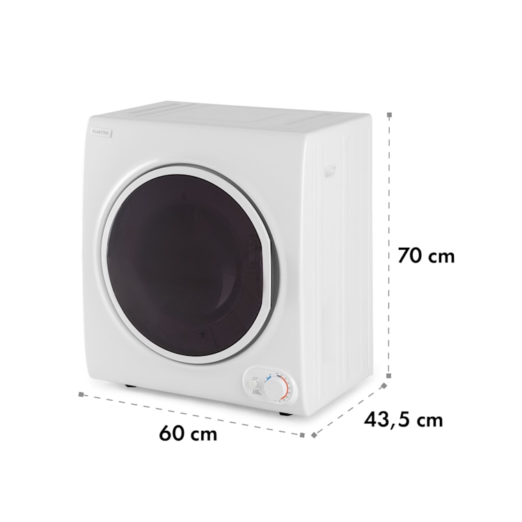 Jet Set 4000, kondensacyjna suszarka do prania, 1400 W, klasa efektywności energetycznej C, 4 kg, 60 cm, biała Biały