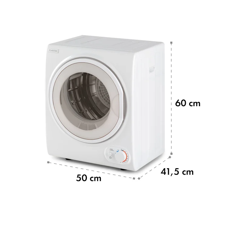 Jet Set 2500 Clothes Dryer Exhaust Air Dryer 850W EEC C 2.5kg 50cm White White