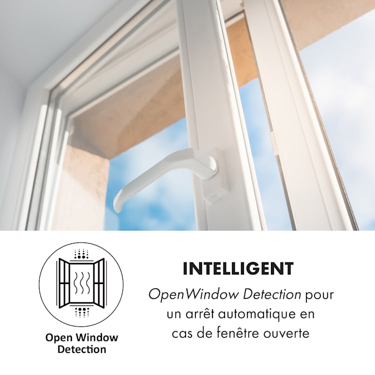Klarstein Wonderwall Air Infinite radiateur infrarouge 60x50 cm 300 W mural FB blanc 60 x 50 cm / 300 watts