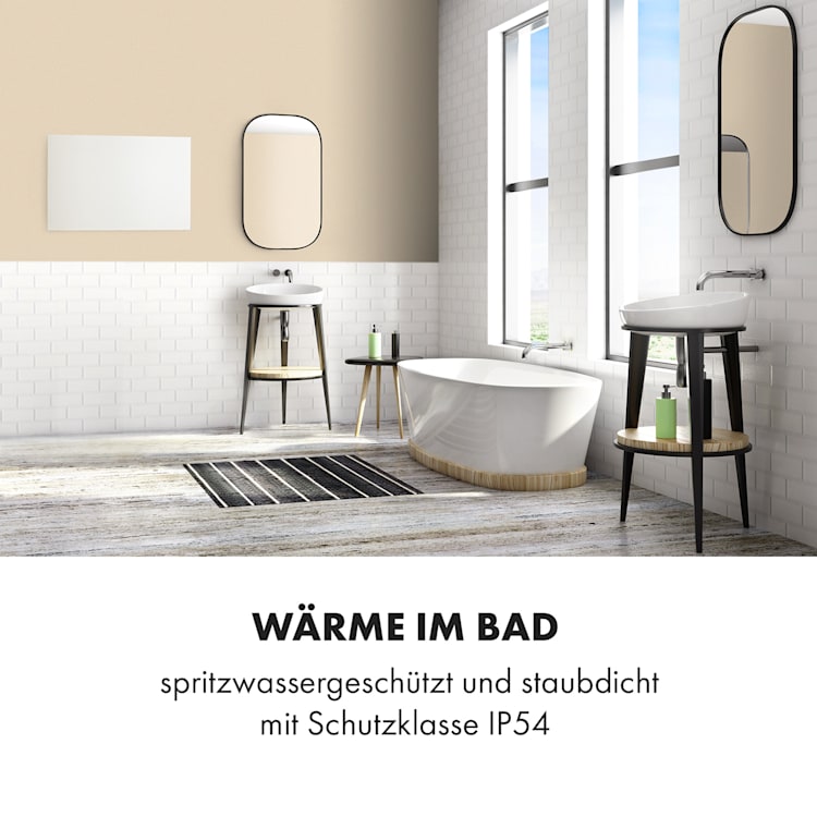 Wonderwall Air Infinite 580 Infrarotheizung 90x60cm 580W Fernbedienung 90 x 60 cm / 580 Watt