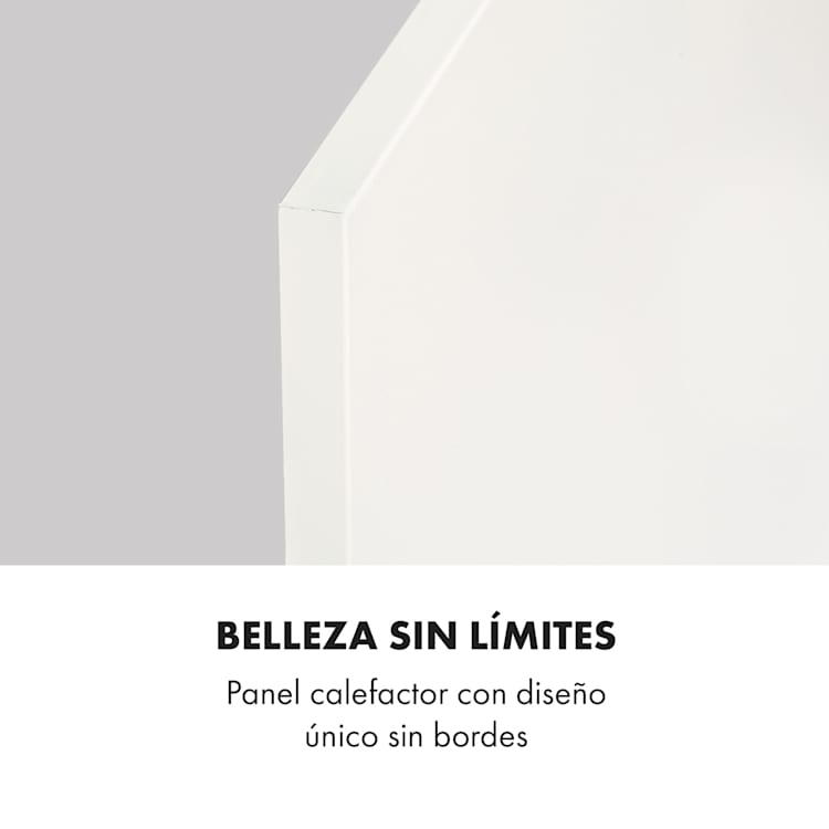 Klarstein Wonderwall Air Infinite Panel calefactor infrarrojo 90x60cm 580W Pared Mando a distancia Blanco 90 x 60 cm / 580 W
