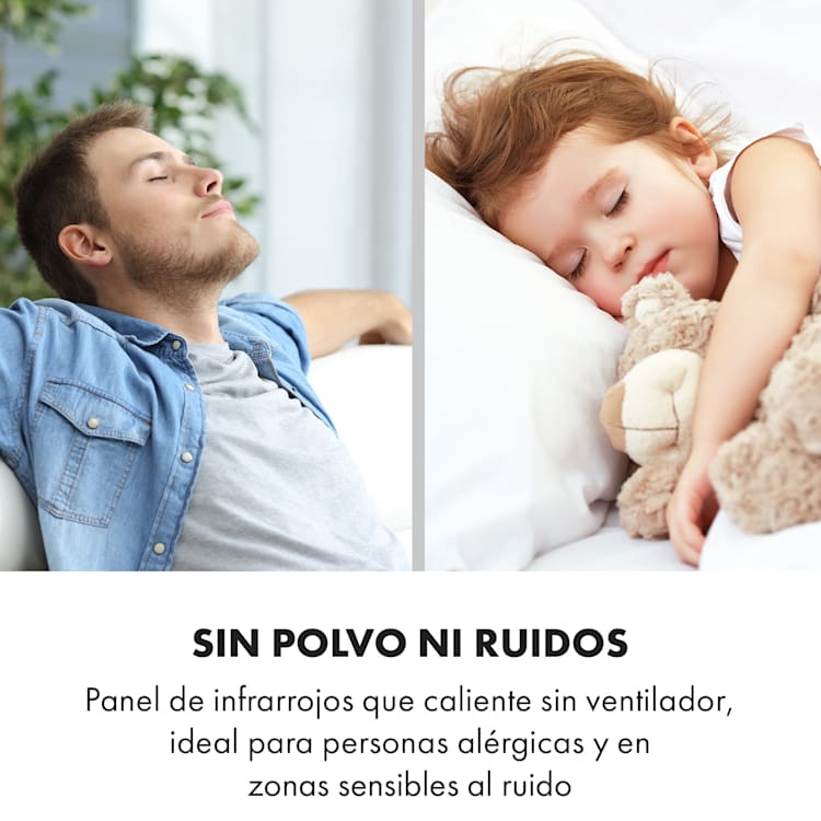 Klarstein Wonderwall Air Infinite Panel calefactor infrarrojo 90x60cm 580W Pared Mando a distancia Blanco 90 x 60 cm / 580 W