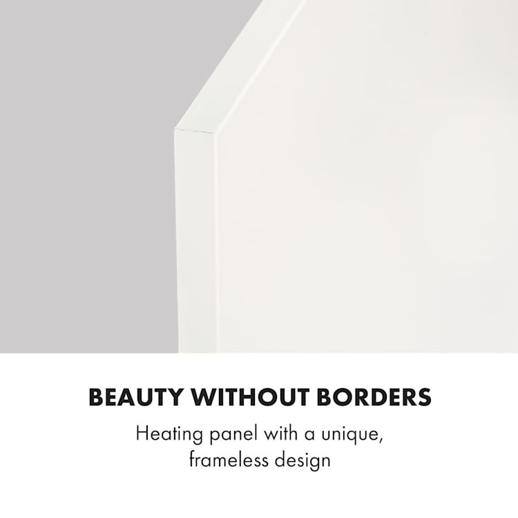 Wonderwall Air Infinite, infrardeči grelec, 90 x 60 cm, 580 W, stenski, daljinski upravljalnik, bela 90 x 60 cm / 580 watts