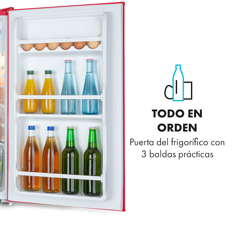 Beercracker 91L Nevera 7 litros congelador con abrebotellas