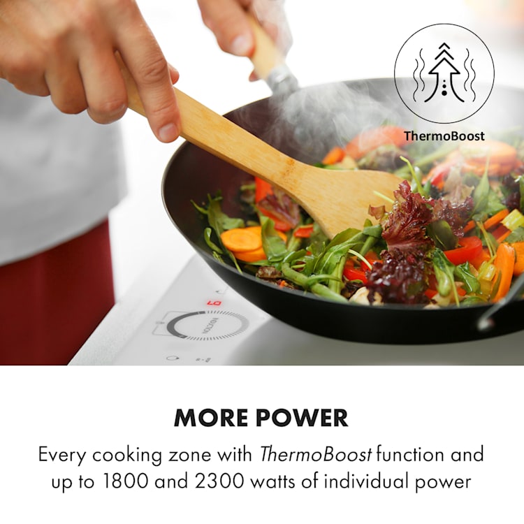 Delicatessa Slim Domino, indukčná varná doska, 3500 W, časovač 2 | Biela