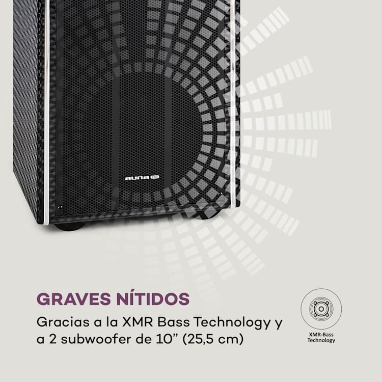 DisGo Box 2100 DVD Equipo PA móvil 300 W máx. pantalla TFT de 9" DVD
