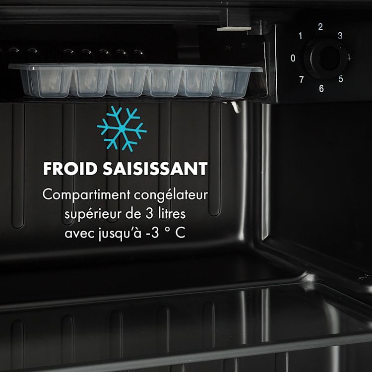 Obsidian Réfrigérateur 46 litres Bac à légumes 48 L