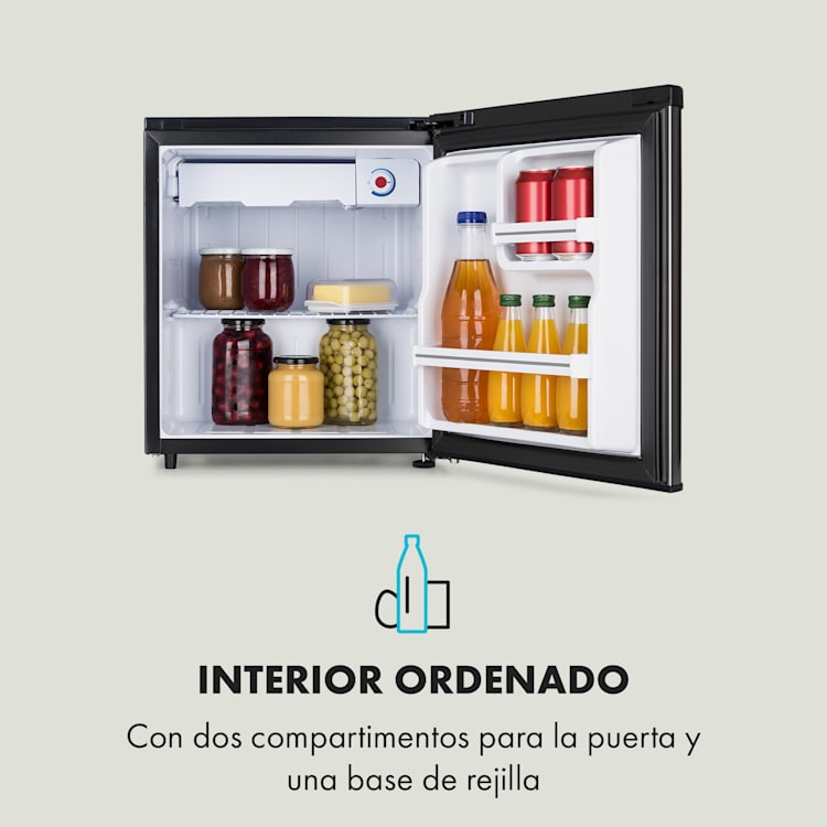 Frigorífico Yummy con congelador 45 litros 42dB 47 L | Negro