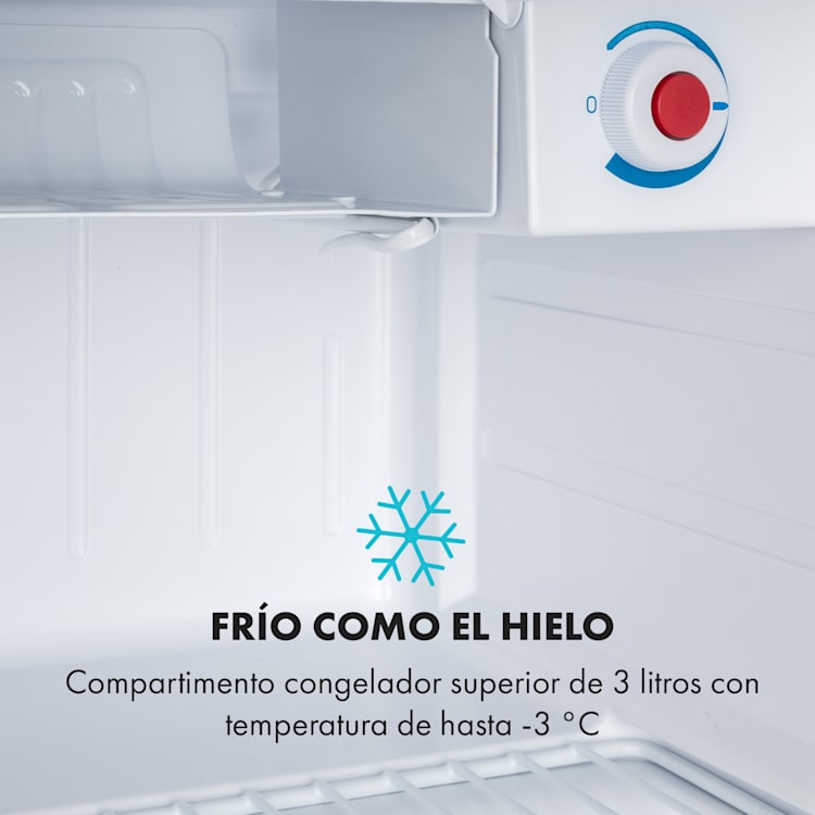 Frigorífico Yummy con congelador 45 litros 42dB 47 L | Negro