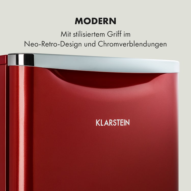Yummy Kühlschrank mit Gefrierfach 45 Liter 42dB 45 Ltr | Rot