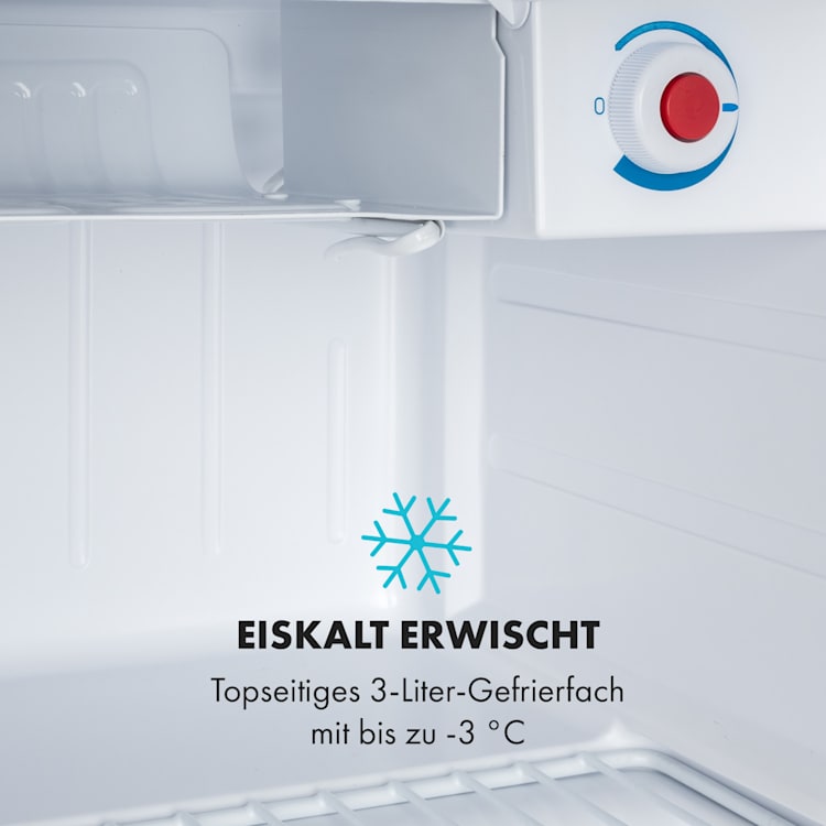 Yummy Kühlschrank mit Gefrierfach 45 Liter 42dB 45 Ltr | Rot