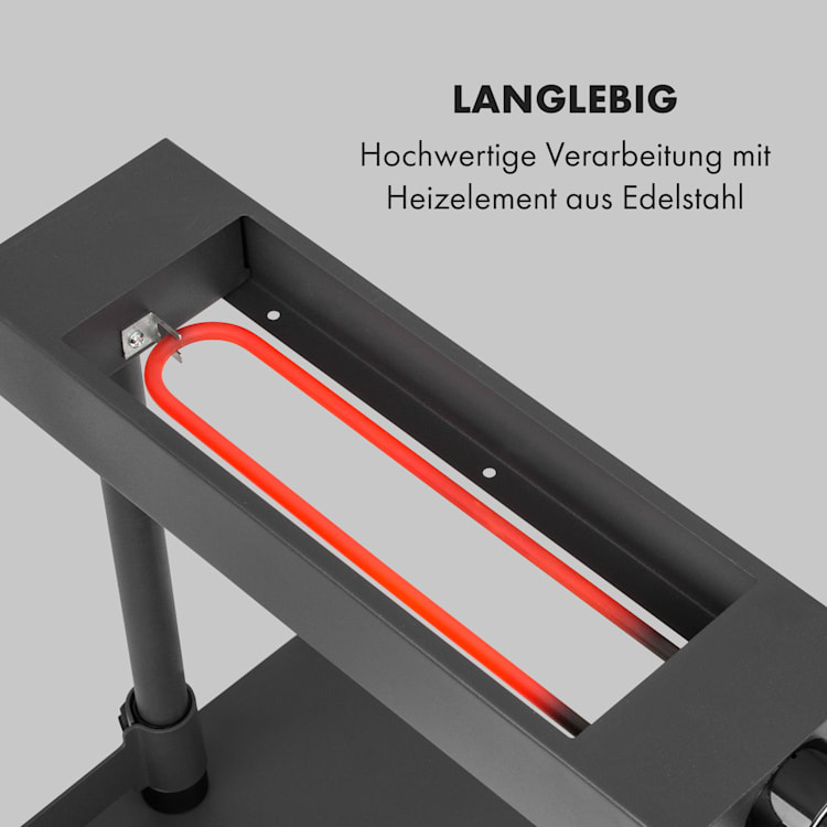 Appenzell XL Raclette mit Grill 600 W Thermostat 2 Käseträger